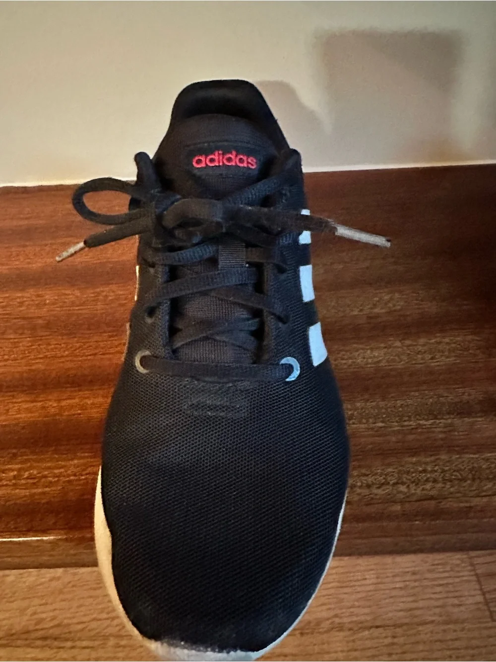 adidas Black and White Kids Athletic Sneakers